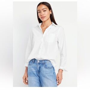White Button-Up Shirt